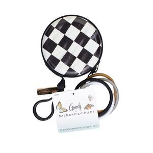 Mackenzie Childs x Goody Courtly Check Purse Charm Elastics Grt 4 Pods Free Ship